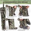 Waterproof Snake Chaps for Hunting Snake Bite Protection Gear Adjustable Size Snake Bite Protective Gaiters Anti-Snake Gaiters for Legs