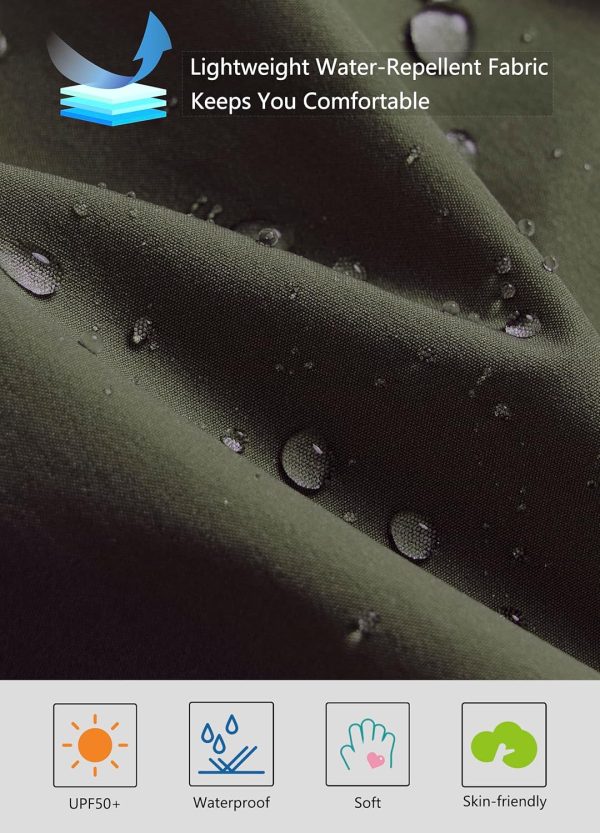 Men's Lightweight Hiking Cargo Work Pants Quick Dry Water Resistant Fishing Travel Climbing Outdoor Stretch Pants