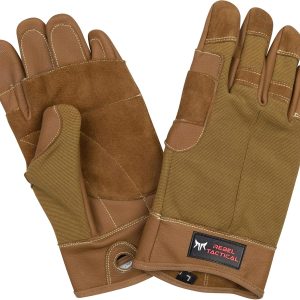 Premium Leather Rappel Gloves for Climbing and Rappelling - Durable and Protective Outdoor Gear Non-Slip Grip