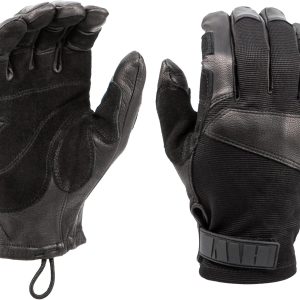 Tactical Fast Rope Glove, Thick Goatskin Leather, for Dexterity, Adventure, Rescue, Outdoor Sport, Climbing, Rappelling, Friction Heat Thermal Transfer