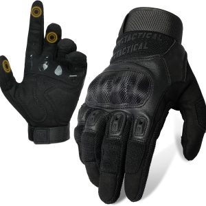 Motorcycle Gloves, Touchscreen Gloves for Men with Soft Palm Pads for Motorcycle Riding, Road Racing, Cycling, Motocross, Hunting, Hiking and Climbing