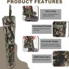 Waterproof Snake Chaps for Hunting Snake Bite Protection Gear Adjustable Size Snake Bite Protective Gaiters Anti-Snake Gaiters for Legs