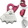 15kN Rope Grab,CE Certified Fall Arrestor Ascender, Flip Line Adjuster, Grip Clamp, Self-Locking Fall Protection Belay Device for Rock Climbing, Tree Arborist, Rescue, Fit for 11~13 MM Rope