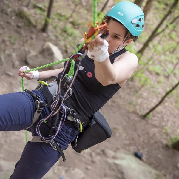 Rope Ascender Fall Protection Arrester for Rock and Tree Climbing - UIAA Certified for Hunting, Climbing, Rescue, Arborist, Caving, Mountaineering, Self-Belay, RIGHT HANDED