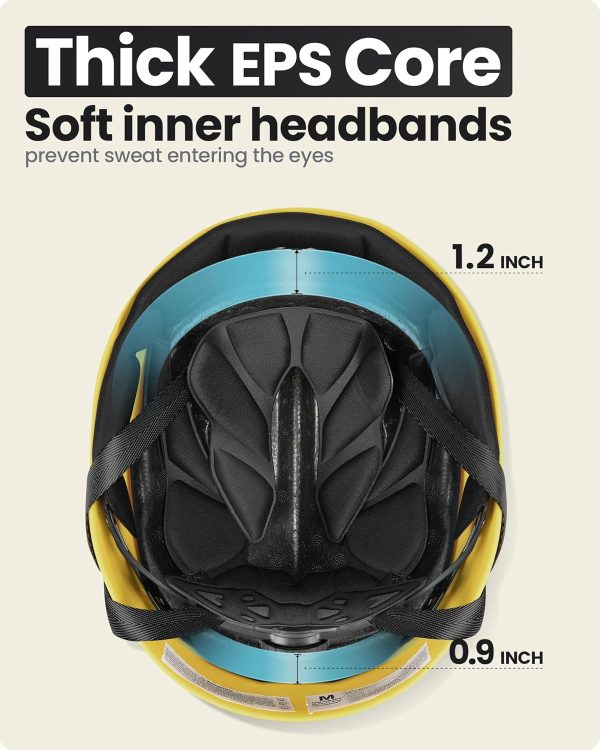 81Zo9ykT3tL._AC_SL1500 Climbing Helmet Rock Rescue Helmet Adjustable Lightweight Mountaineering Hiking Caving Helmet Adults Work Safety Helmet