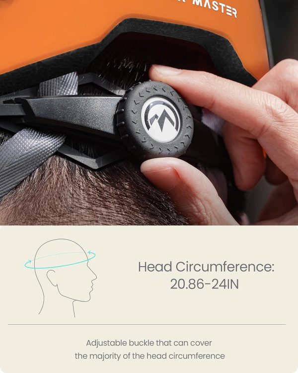 Rock Climbing Helmet Adults Mountaineering Helmet Arborist Helmet Hiking Caving Search and Rescue Tree Climbing Helmet Adjustable