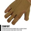81mXz8miKzL._AC_SL1500 Premium Leather Rappel Gloves for Climbing and Rappelling - Durable and Protective Outdoor Gear Non-Slip Grip