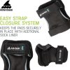 Rollerblade Skate Gear 3 Pack Protective Gear, Knee Pads, Elbow Pads and Wrist Guards, Inline Skating, Multi Sport Protection, Unisex, Black