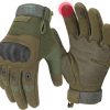 Tactical Gloves for Men, Touchscreen Motorcycle Gloves with Hard Shell & Palm Padding for Sports Motorcycle Cycling Tactical Airsoft Paintball Hunting Hiking Camping Climbing