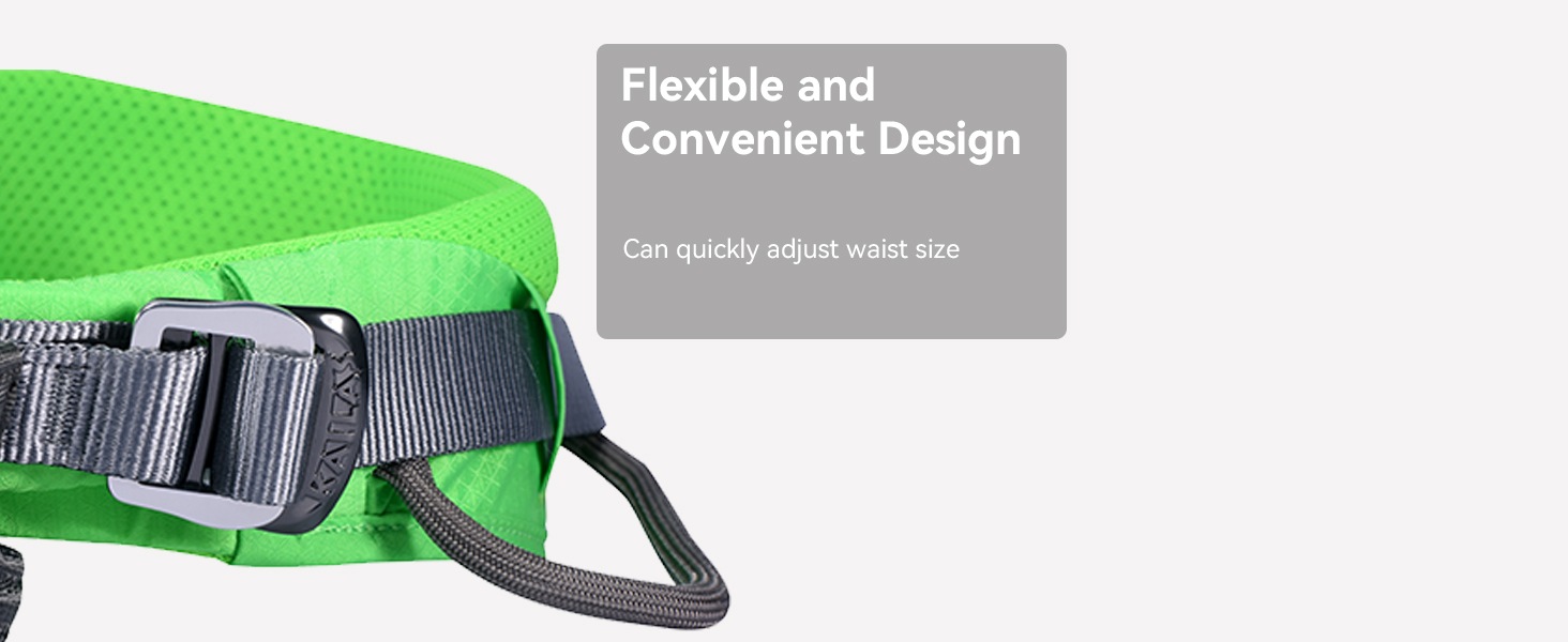 Rock climbing safety harness